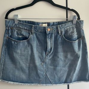 Wrangler Women 70th Anniversary Cut-Off Mini Skirt